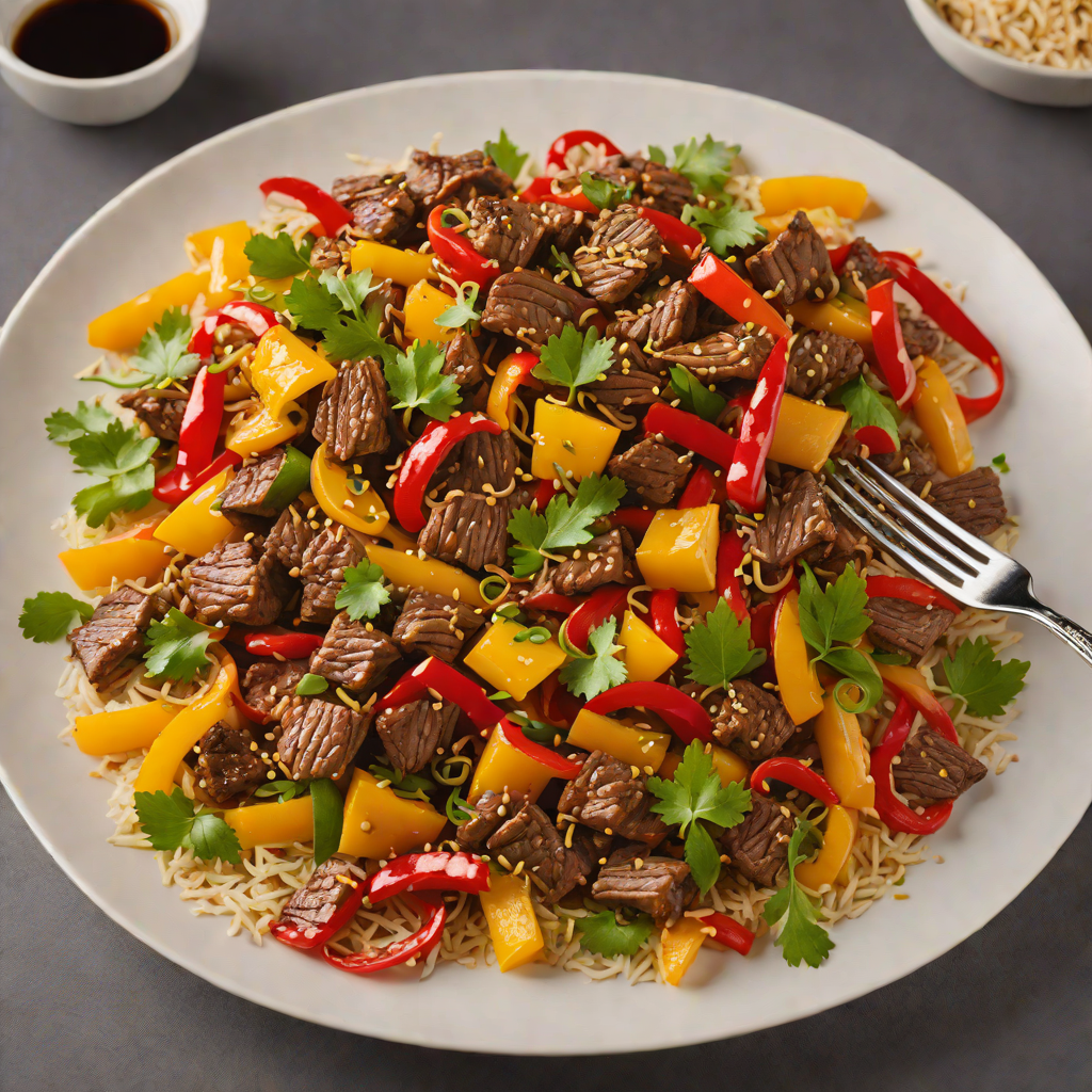 Stir-Fried Beef and Bell Peppers with Ginger and Coconut Aminos