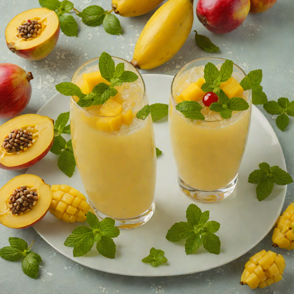 Dominican Mango and Mint Refresher