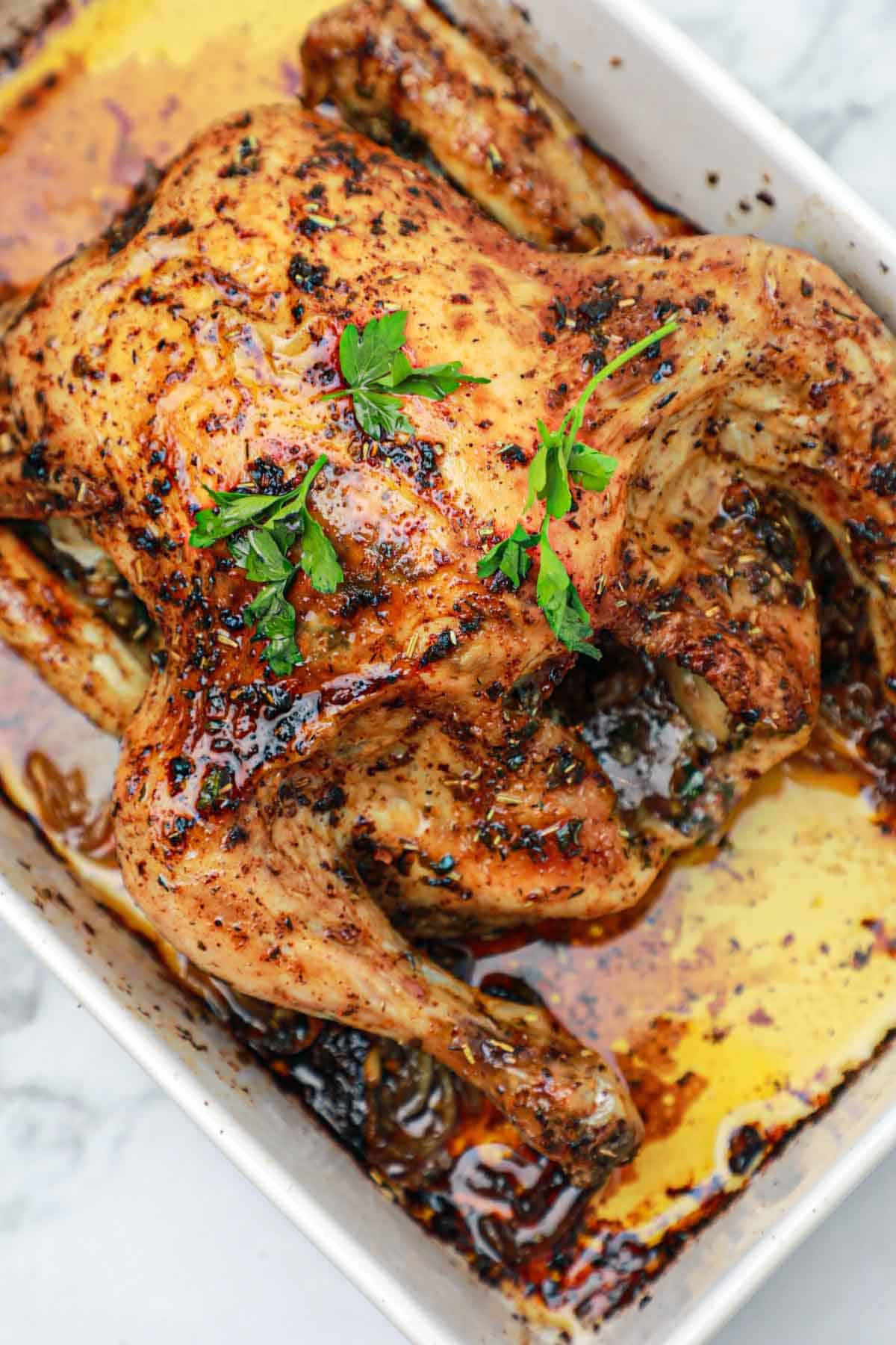 Herb-Roasted Chicken with Garden Thyme