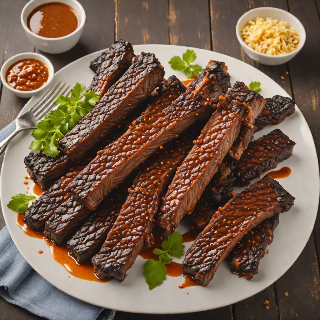 Charcoal-Grilled Beef Ribs with Smoky Dry Rub
