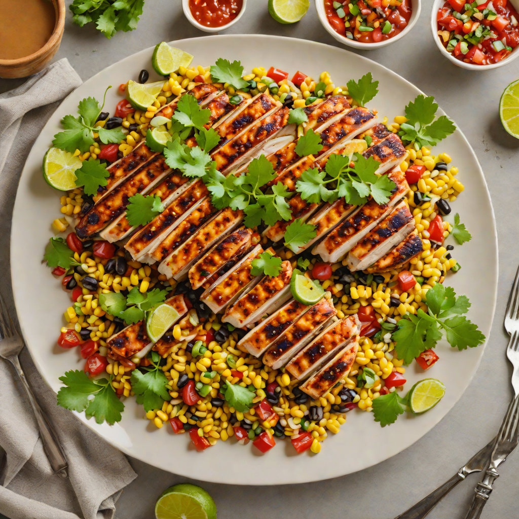 Tex-Mex Grilled Chicken with Charred Corn Salsa