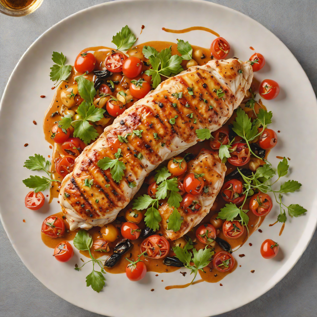 Pan-Seared Chicken with Charred Tomato and Cumin Sauce