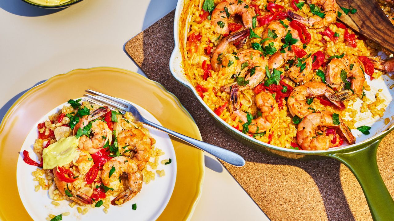 Authentic Spanish Saffron Rice with Seafood