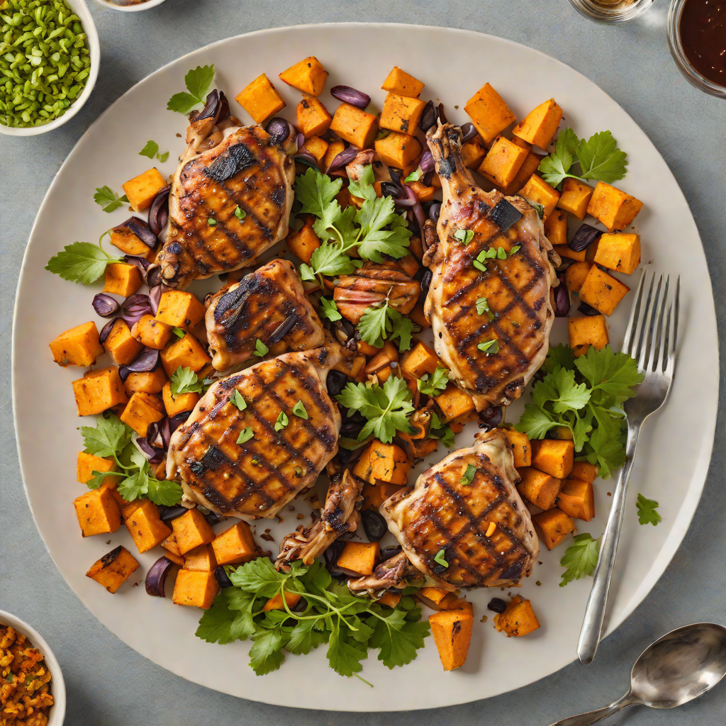 One-Pot Caribbean Jerk Chicken with Sweet Potatoes