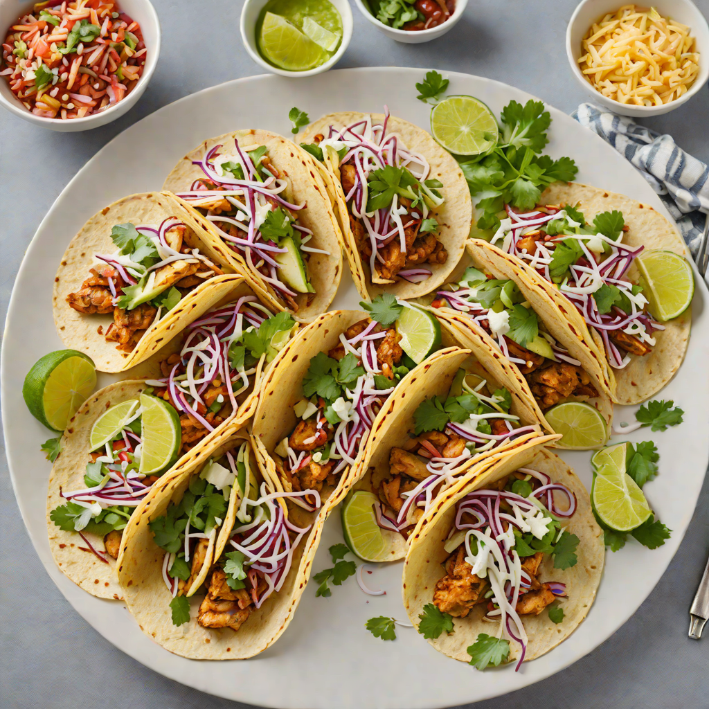 Tex-Mex Grilled Chicken Tacos with Cilantro Lime Slaw