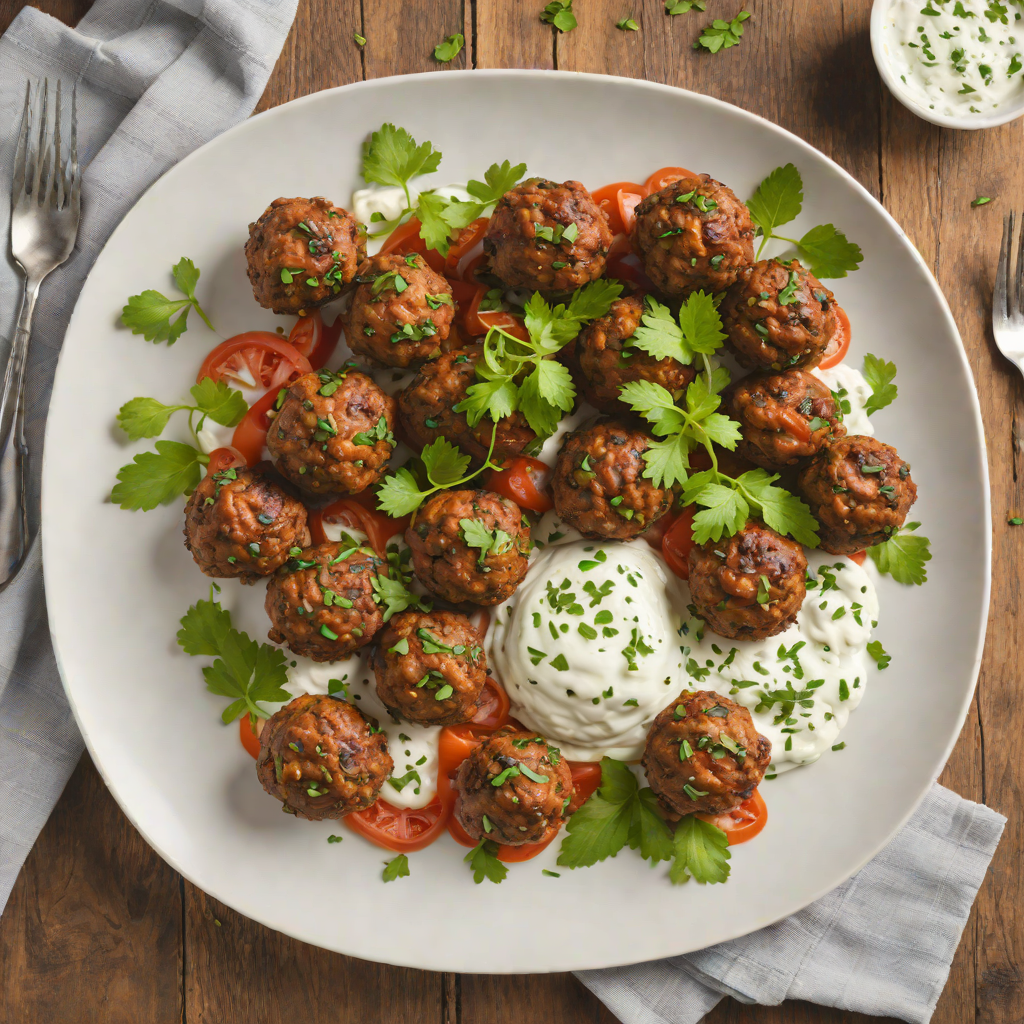 Cumin-Spiced Lamb Meatballs with Tzatziki