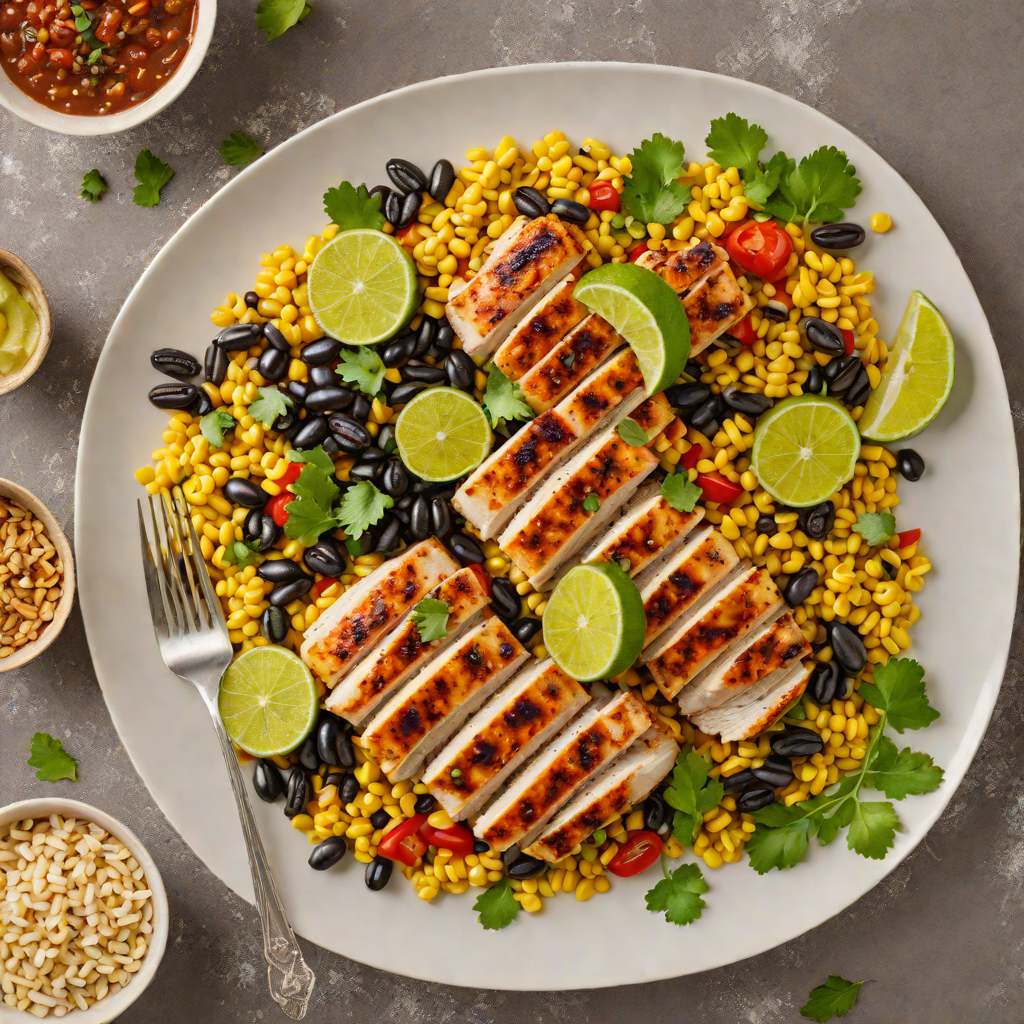 Sheet Pan Chili-Lime Chicken with Charred Corn and Black Beans