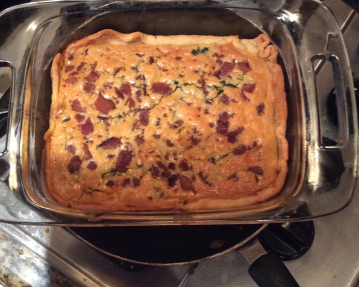 Idiomatic French Quiche with Spinach and Bacon