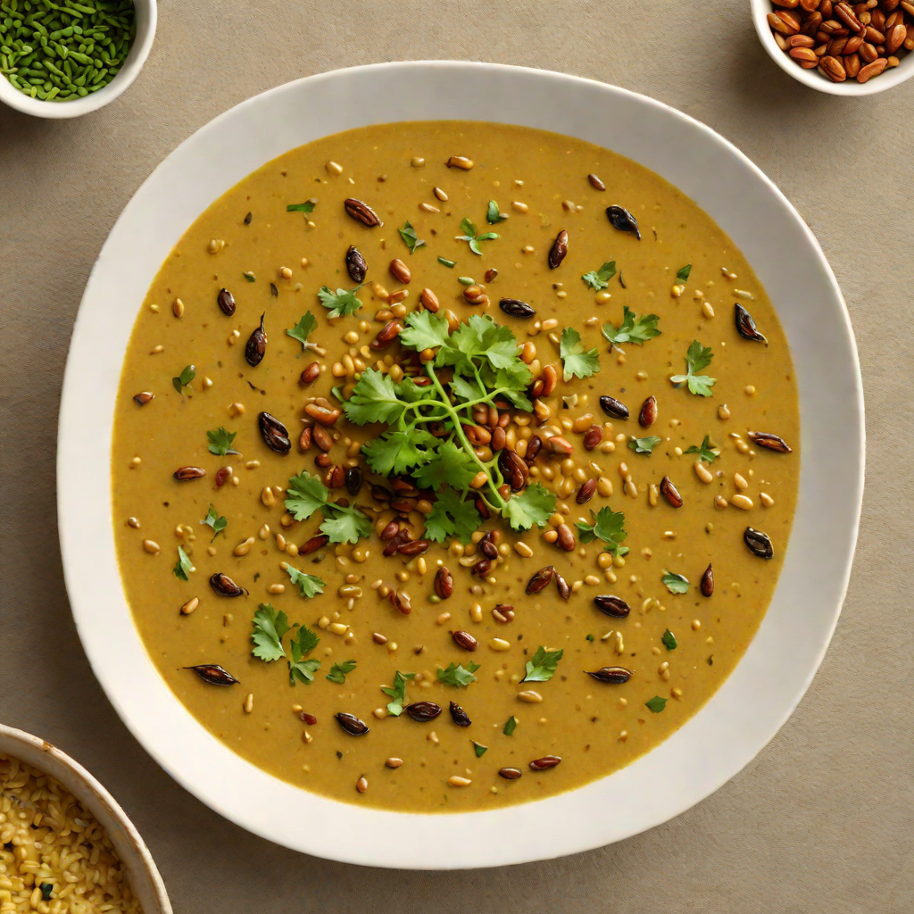 Slow-Cooked Gujarati Dal with Tamarind and Mustard Seeds