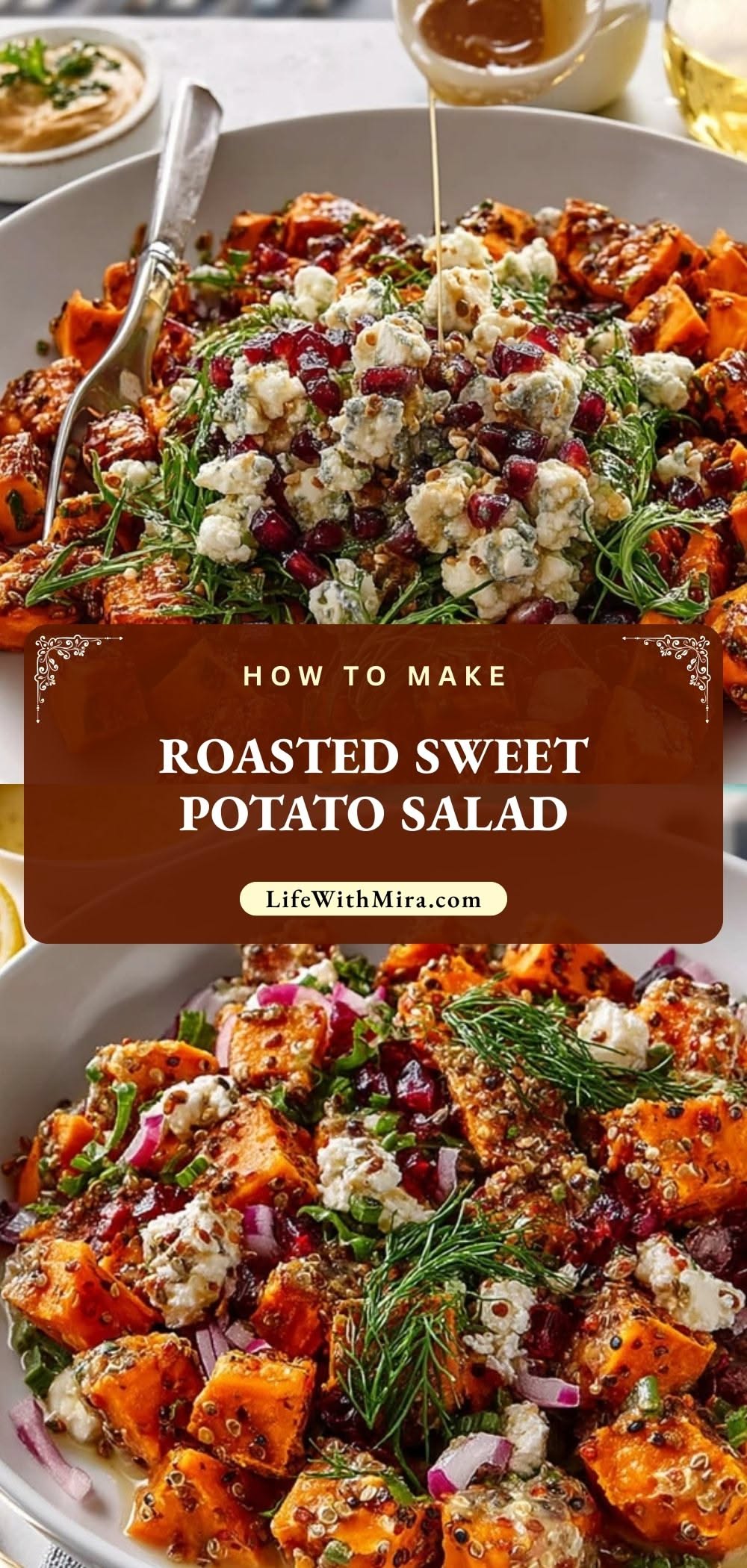 Native Pepperberry and Wattleseed Roasted Sweet Potato Salad