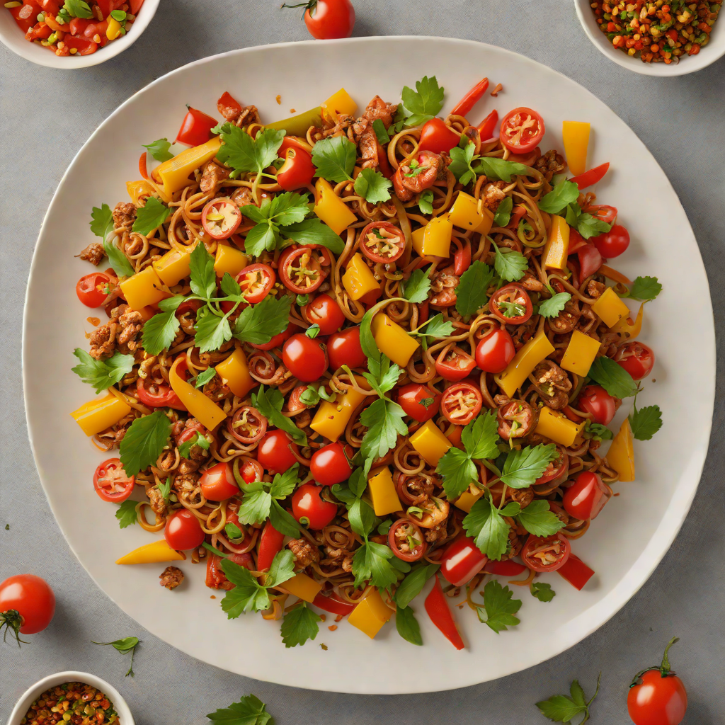 Tibs Stir-Fry with Berbere and Fresh Tomatoes