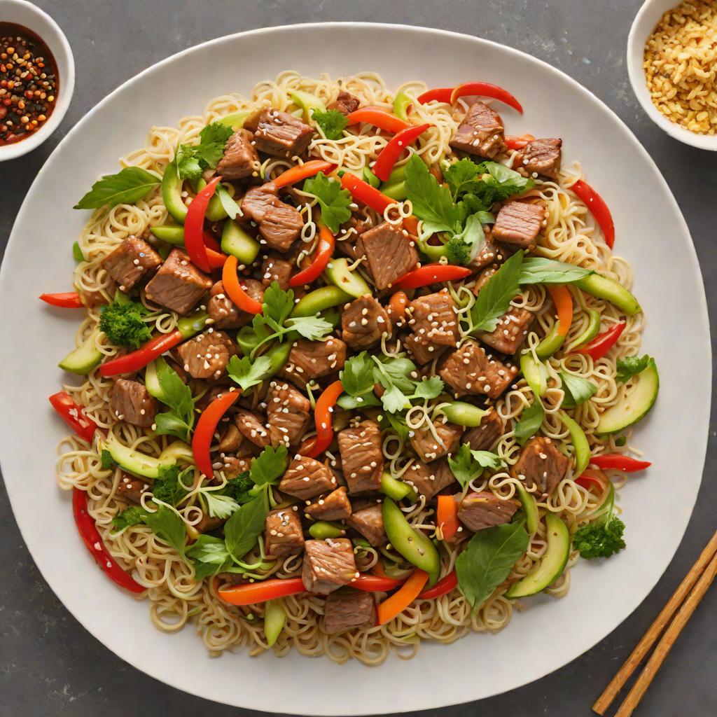 Spiced Pork Stir-Fry with Garlic and Ginger