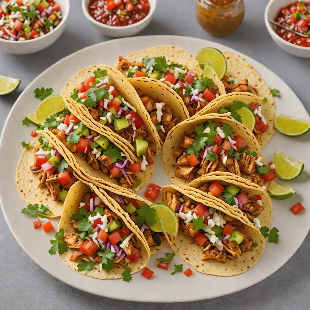 Tex-Mex Grilled Chicken Tacos with Fresh Salsa