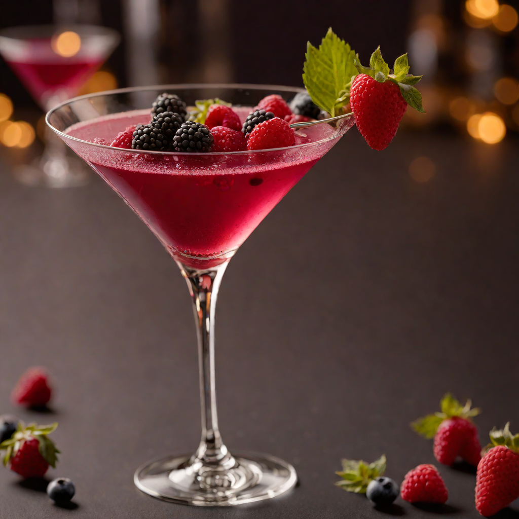 Popular Berry Velvet Martini