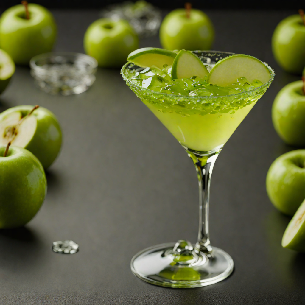 Gleaming Green Apple Gimlet