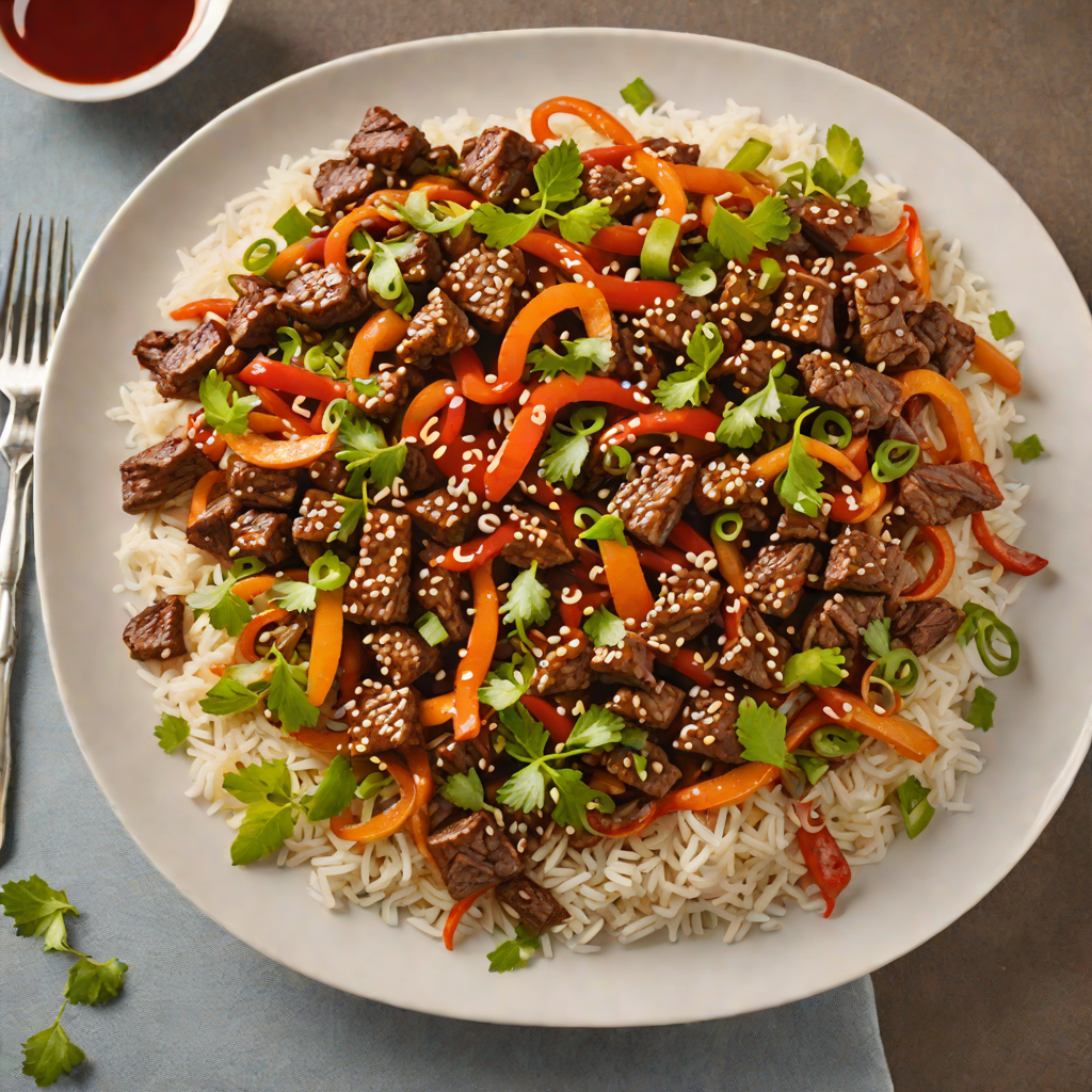 Spicy Korean-Inspired Beef Stir Fry with Regional Gochujang Glaze