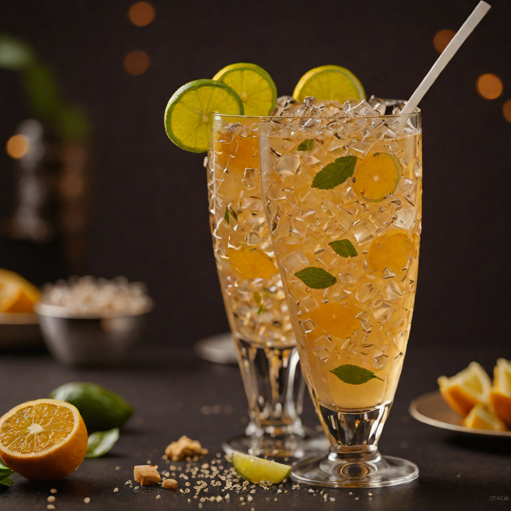 Citrus Ginger Kopitiam Sparkler