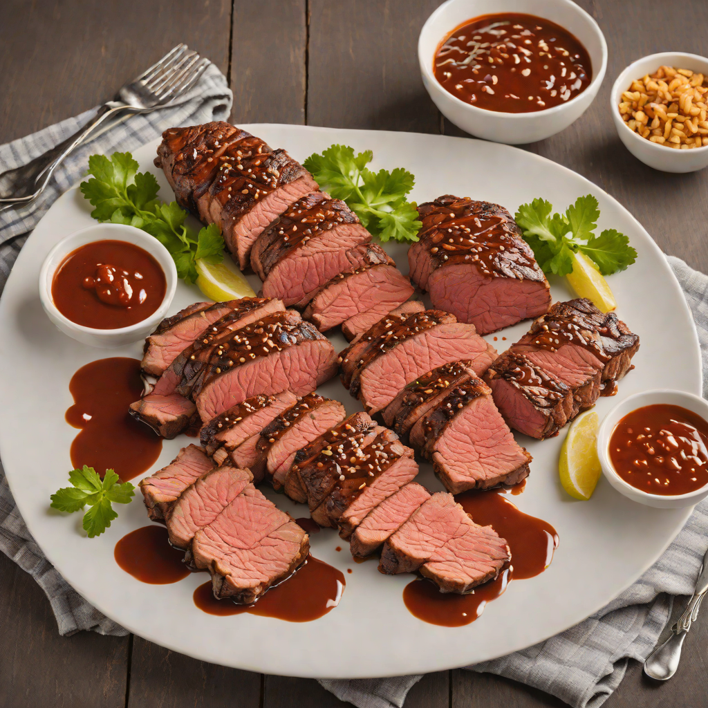 Grilled Tri-Tip Steak with Smoky Chipotle BBQ Sauce