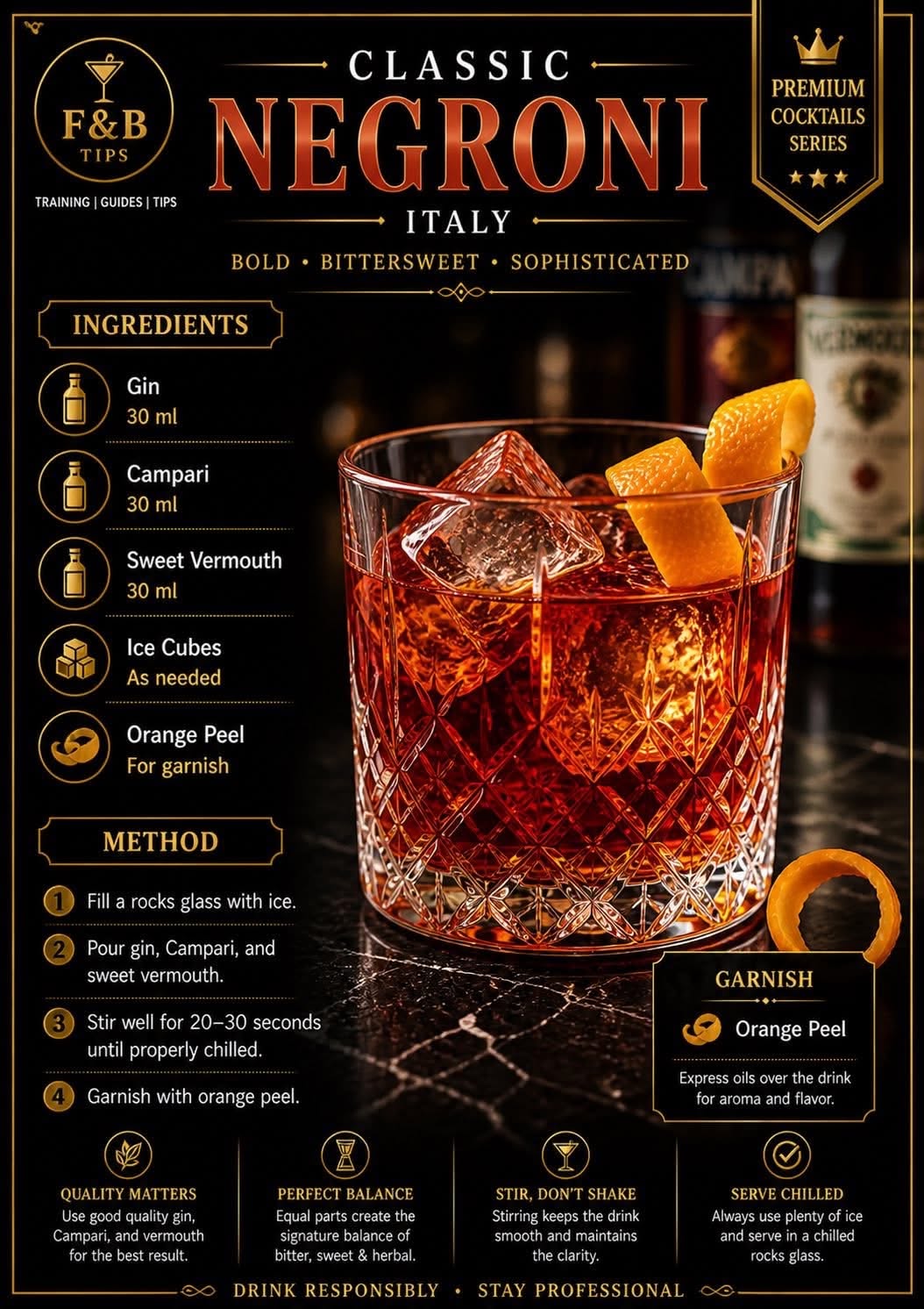 Outlook Sunset Negroni