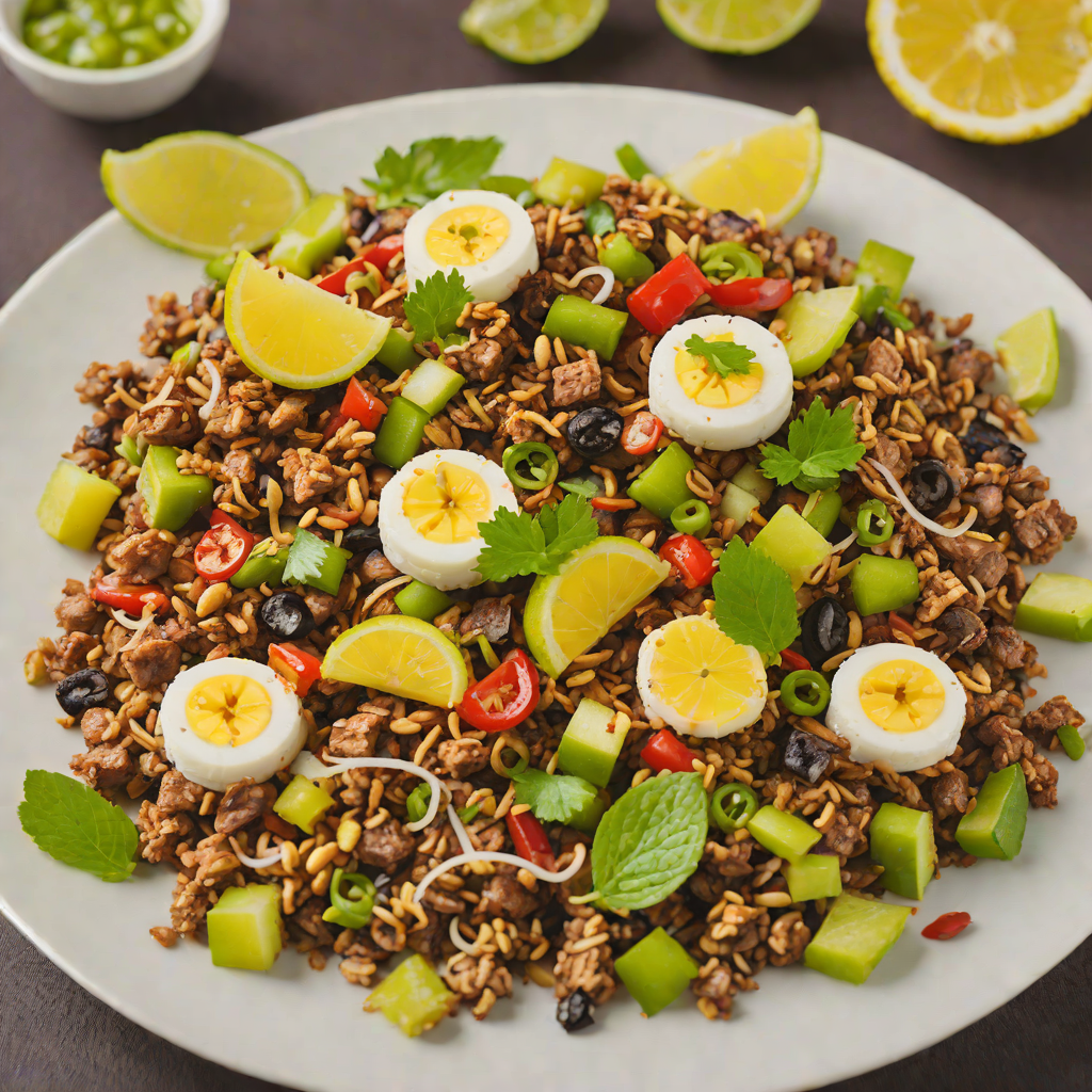 Pan-Fried Pork Sisig with Calamansi and Chili