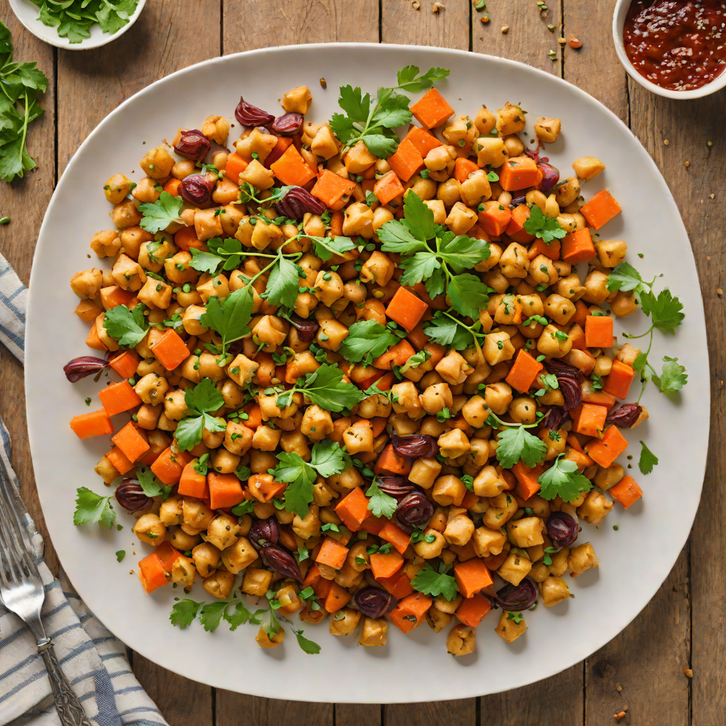 Sheet Pan Moroccan-Spiced Chickpea and Carrot Roast