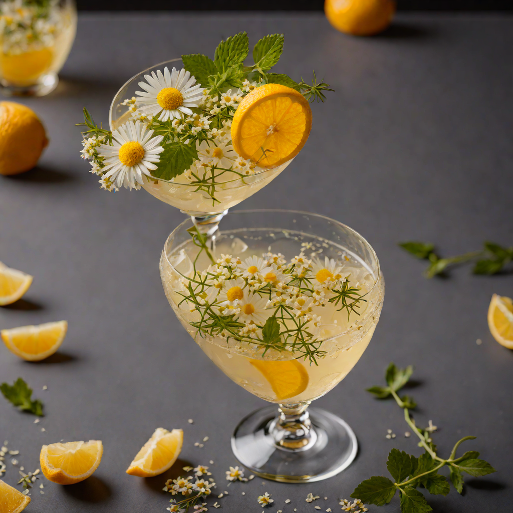 Citrus-Pressed Gin Daisy with Elderflower