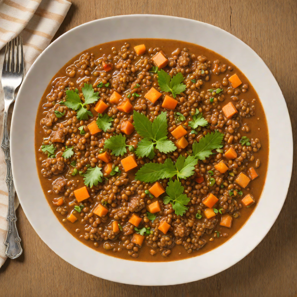 Slow-Simmered Ethiopian Spiced Lentil Stew