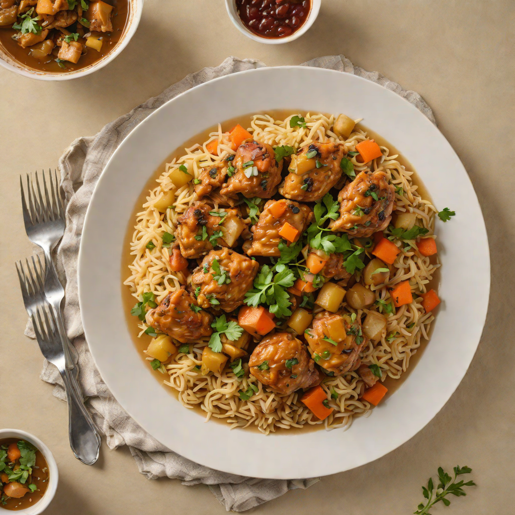 Slow-Cooked Senegalese Chicken Yassa with Onions