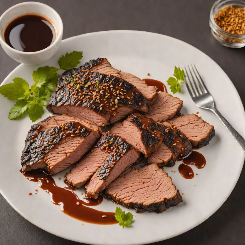 Charcoal-Grilled Brisket with Coffee and Chili Rub
