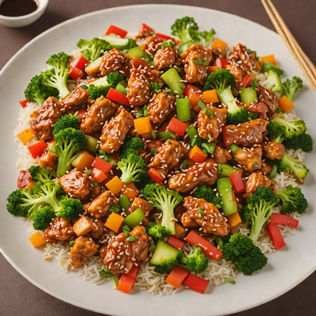 Korean-Style Spicy Chicken Stir Fry with Vegetables