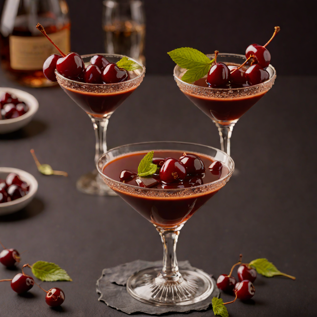 Chocolate Cherry Manhattan Stirred