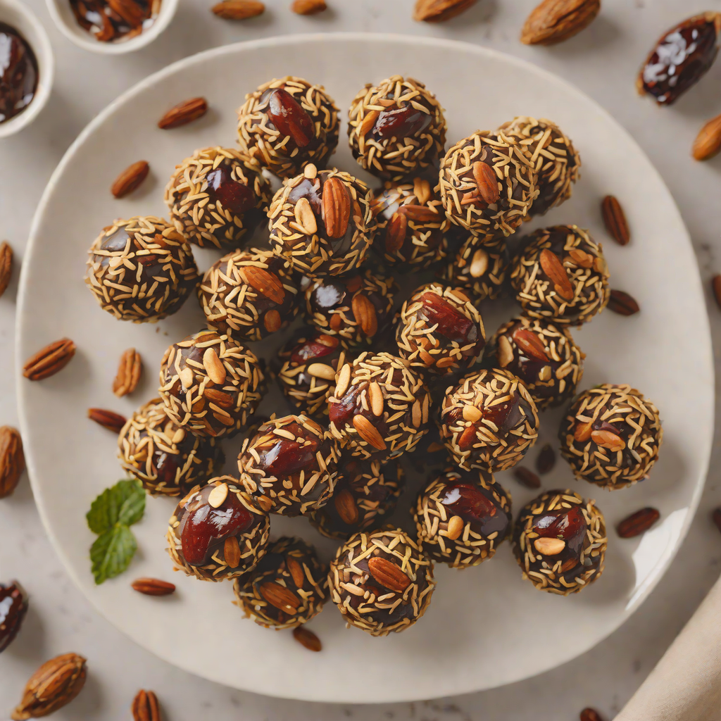 No-Bake Spiced Date and Nut Energy Bites
