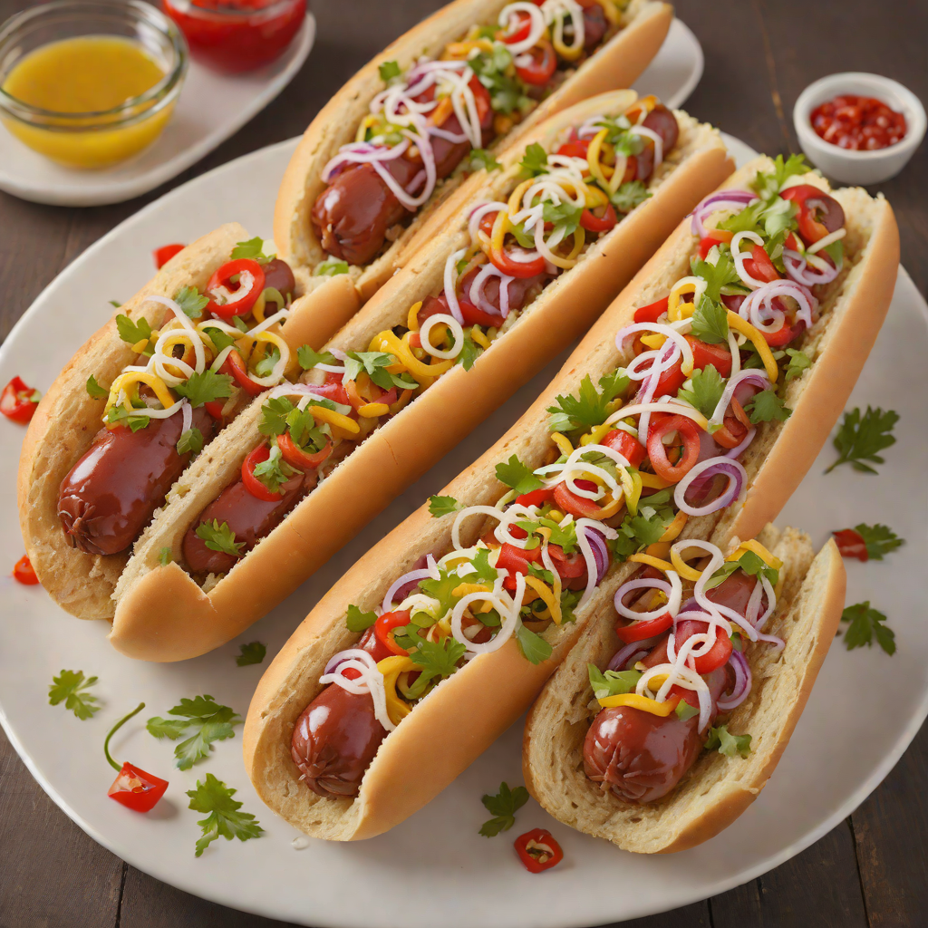 Slow-Roasted Italian Hot Dogs with Peppers and Onions