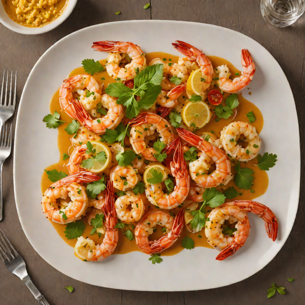 Pan-Seared Gulf Shrimp with Spicy Cajun Butter