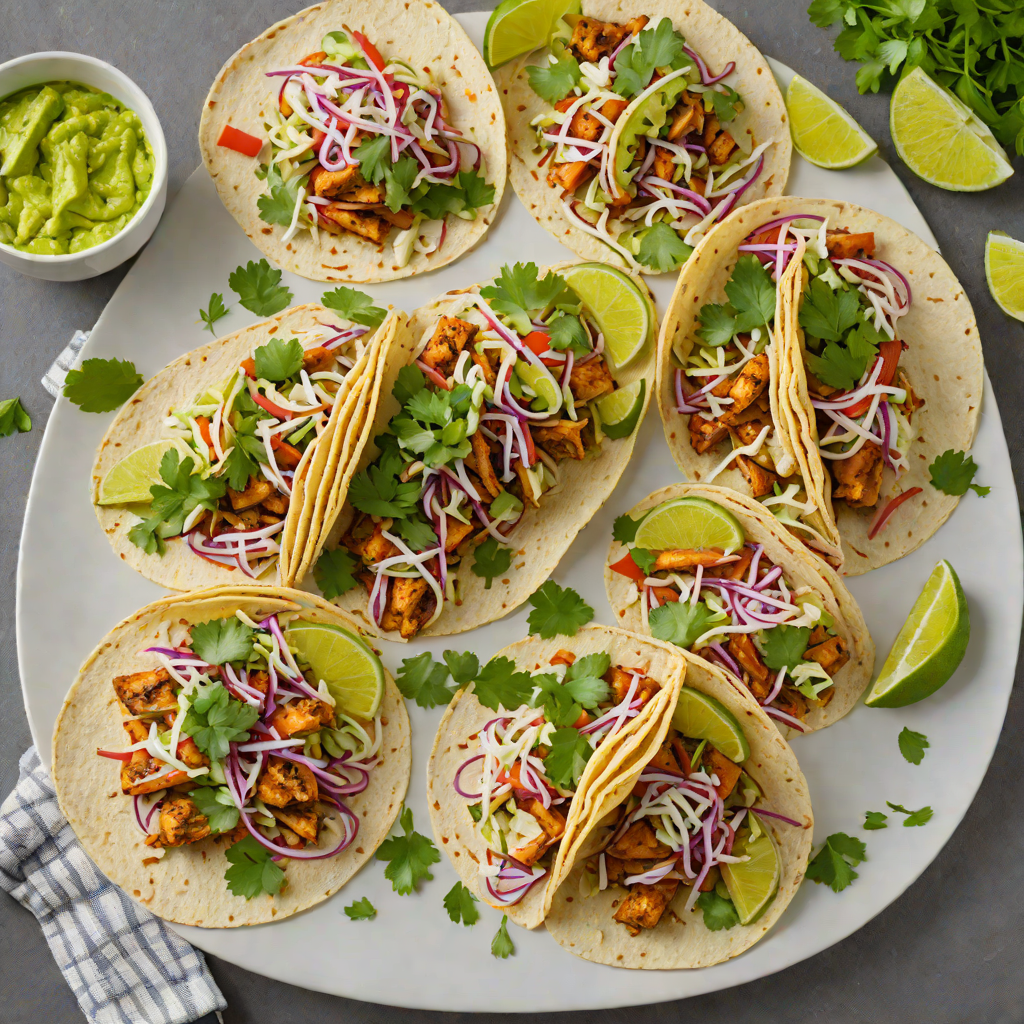 Tex-Mex Grilled Chicken Tacos with Cilantro-Lime Slaw