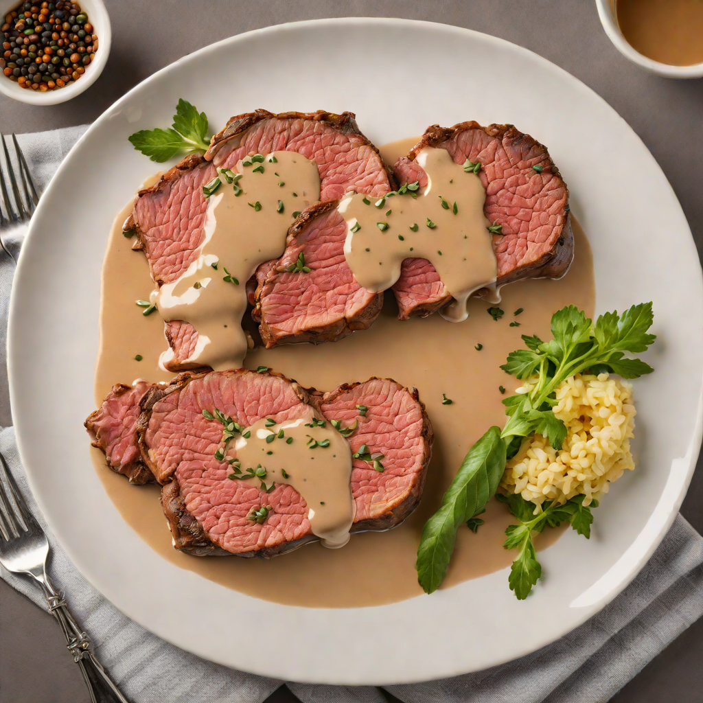 Pan-Seared Ribeye with Reata-Inspired Texas Peppercorn Sauce
