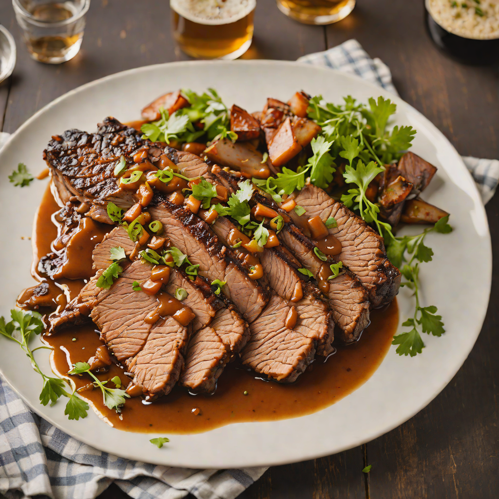 Spiced IPA Beer-Braised Brisket