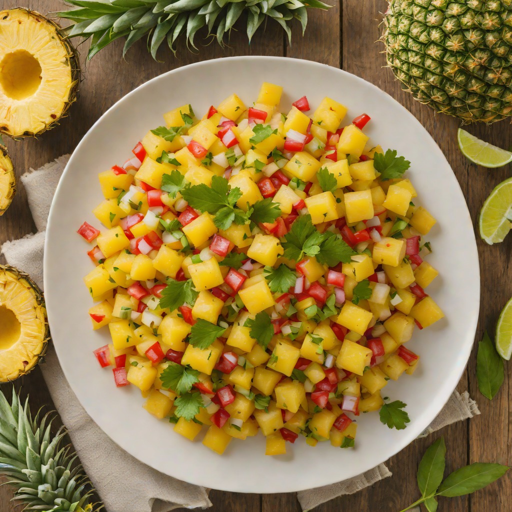 Cuban-Style Rum-Infused Pineapple Salsa