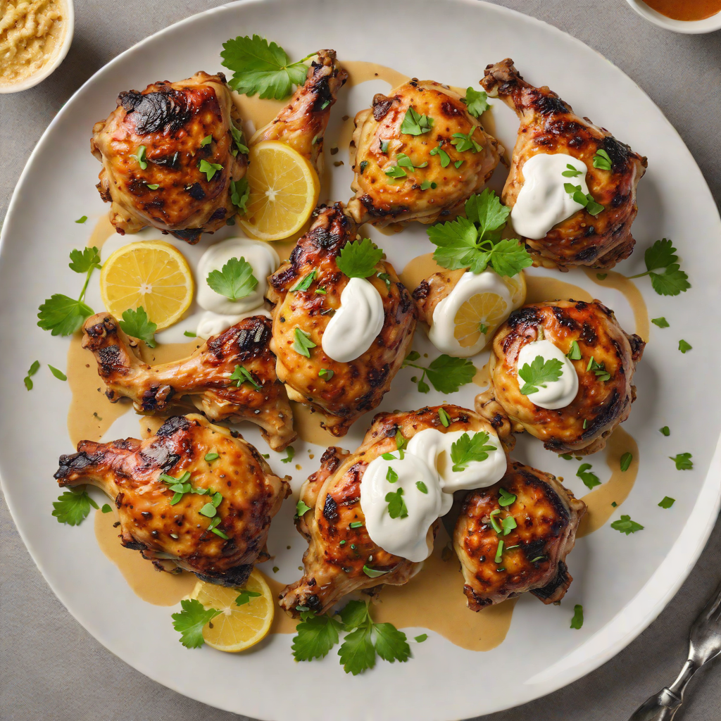 Imbibed Spiced Chicken Thighs with Yogurt Marinade