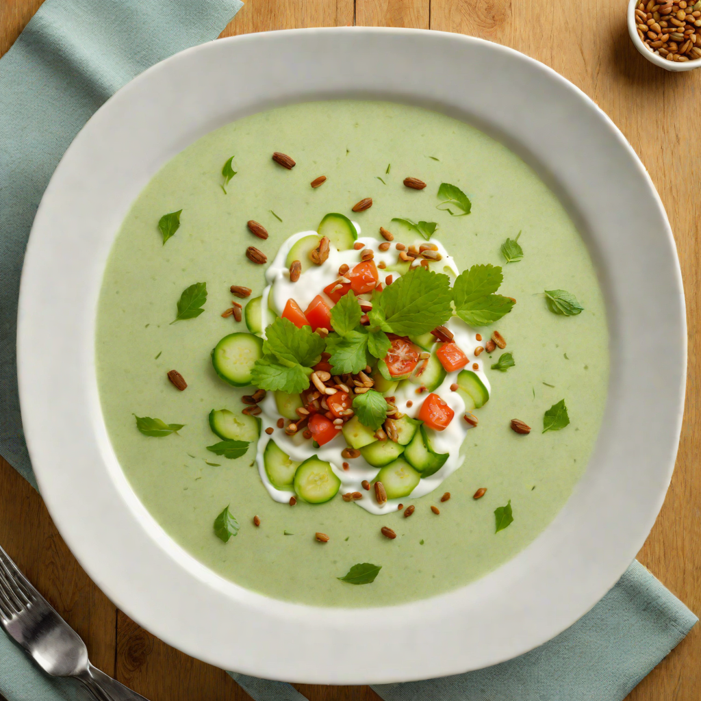 Imbibed Chilled Cucumber and Yogurt Soup