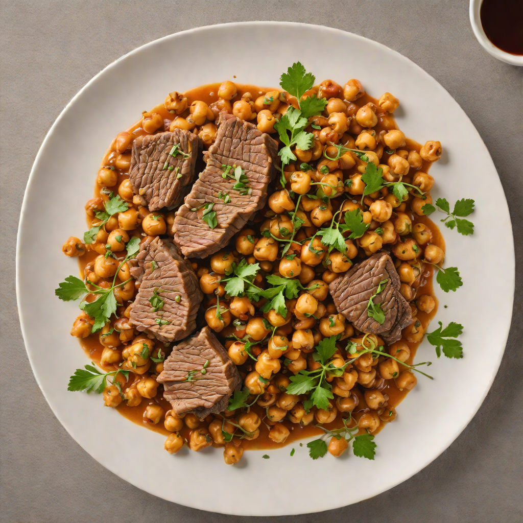 Slow-Braised Lamb with Aleppo Pepper and Chickpeas