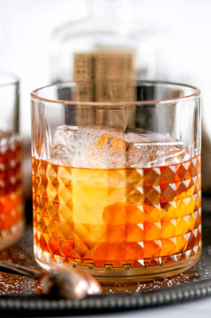 Velvety Bourbon Maple Old Fashioned