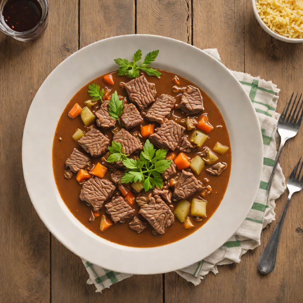 Slow-Cooked Sheridan Beef and Niobrara River Herb Stew