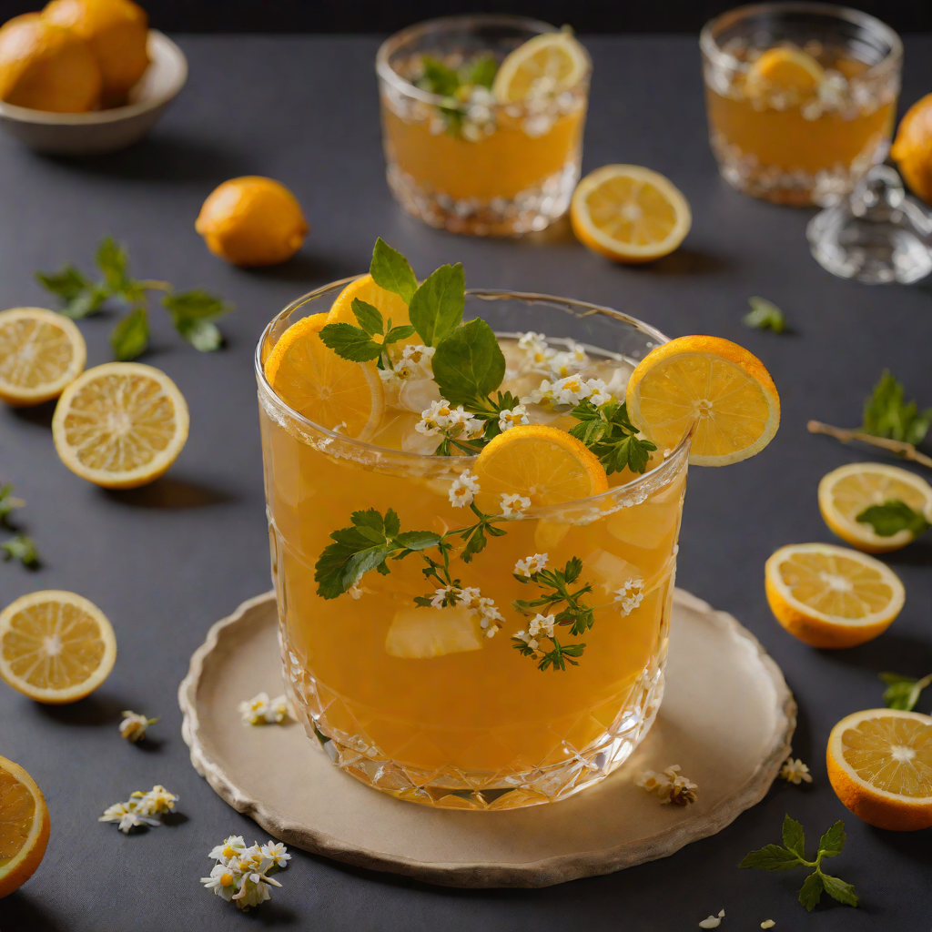 Simmered Citrus-Honey Chamomile Tea
