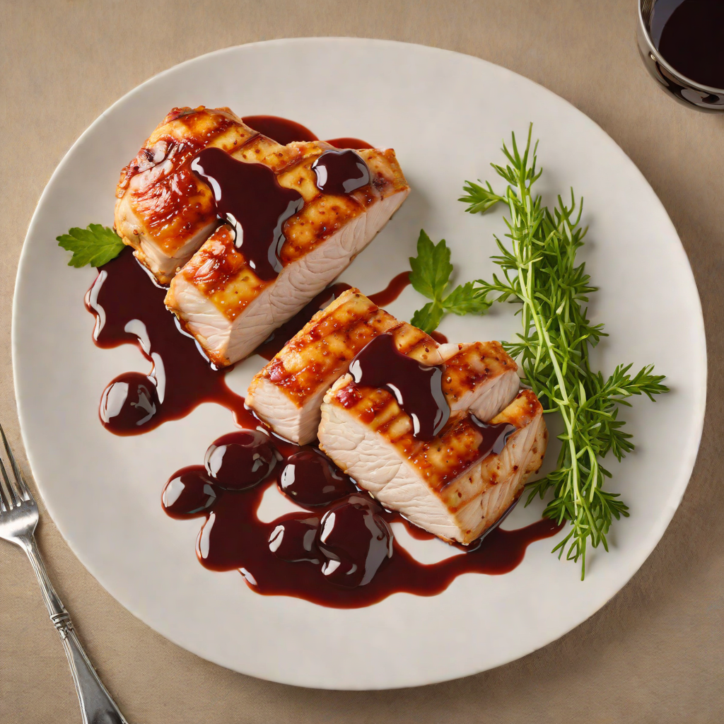 Pan-Seared Chicken Breast with Red Wine Reduction