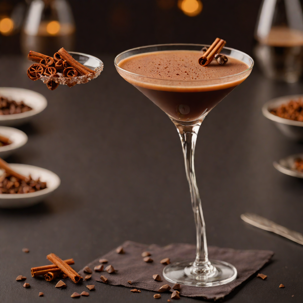 Chocolate-Cinnamon Espresso Martini