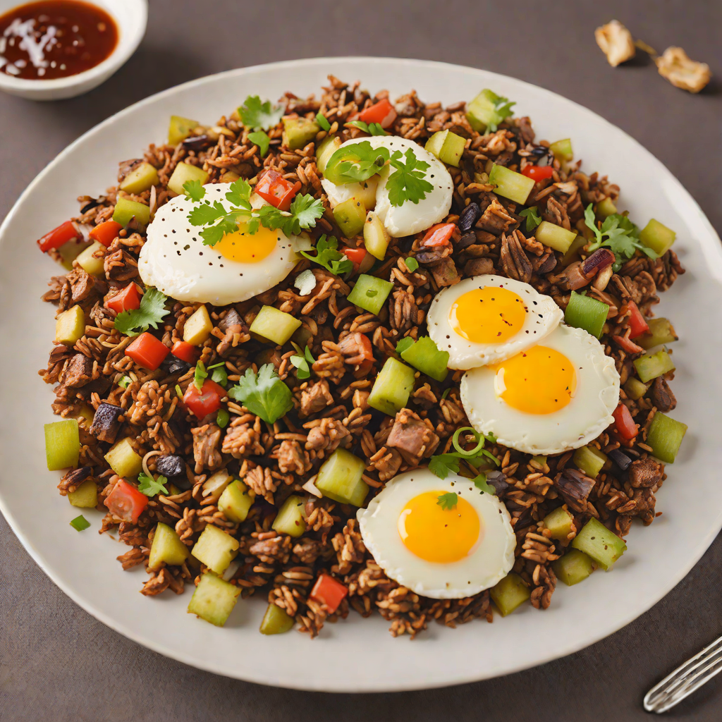 Vinegar-Poached Pork Sisig with Chili and Onions