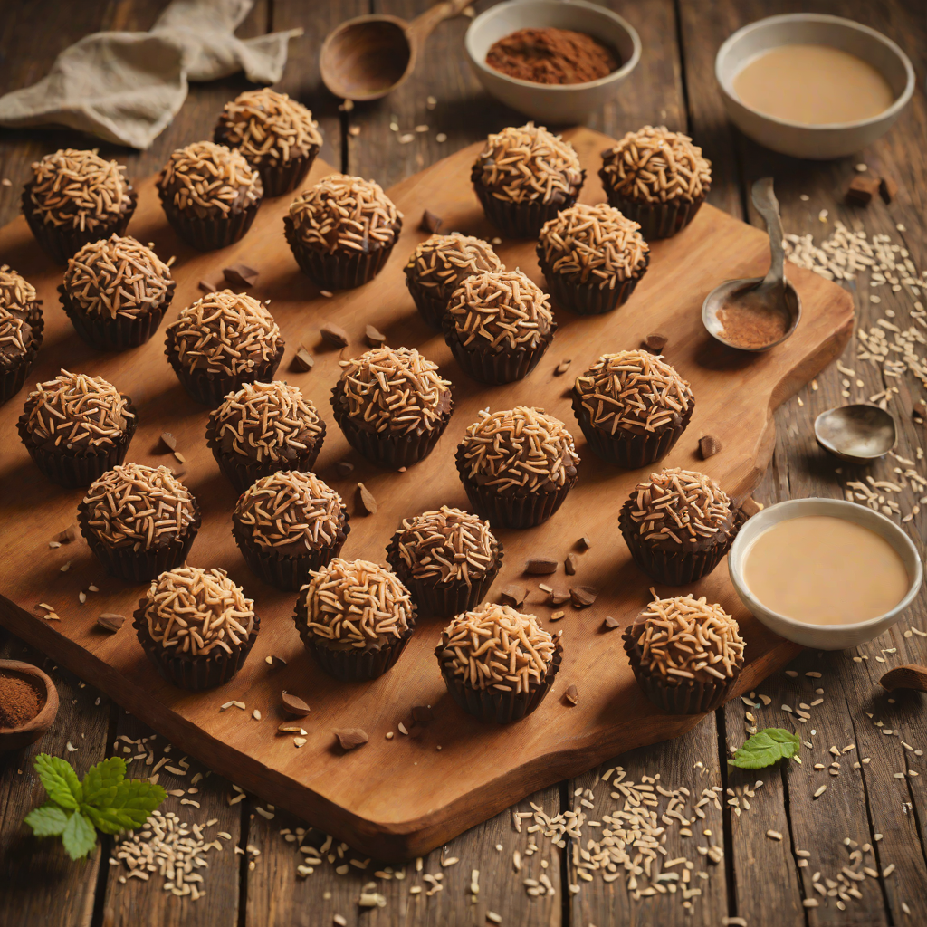 Baked Brigadeiros with Cocoa and Condensed Milk