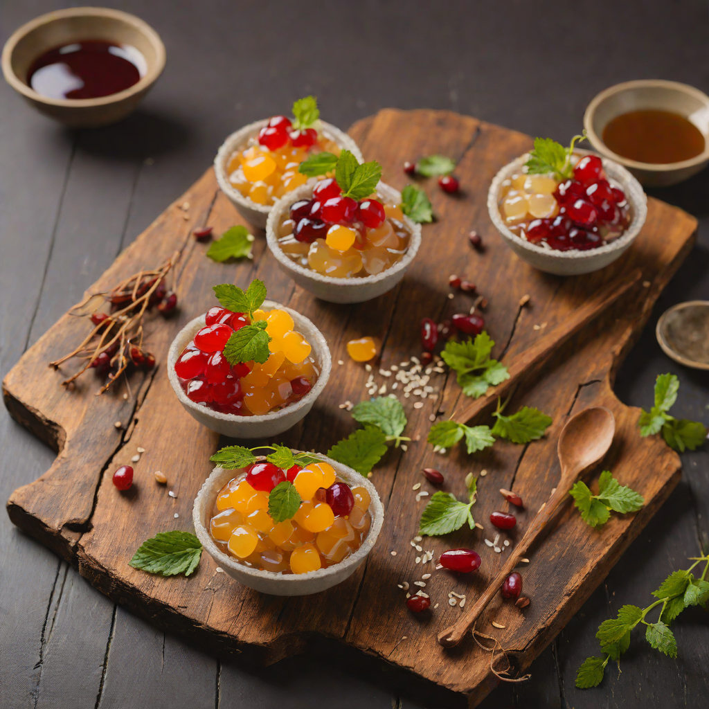 Che Ba Mau Three-Color Vietnamese Sweet Bean and Jelly Dessert