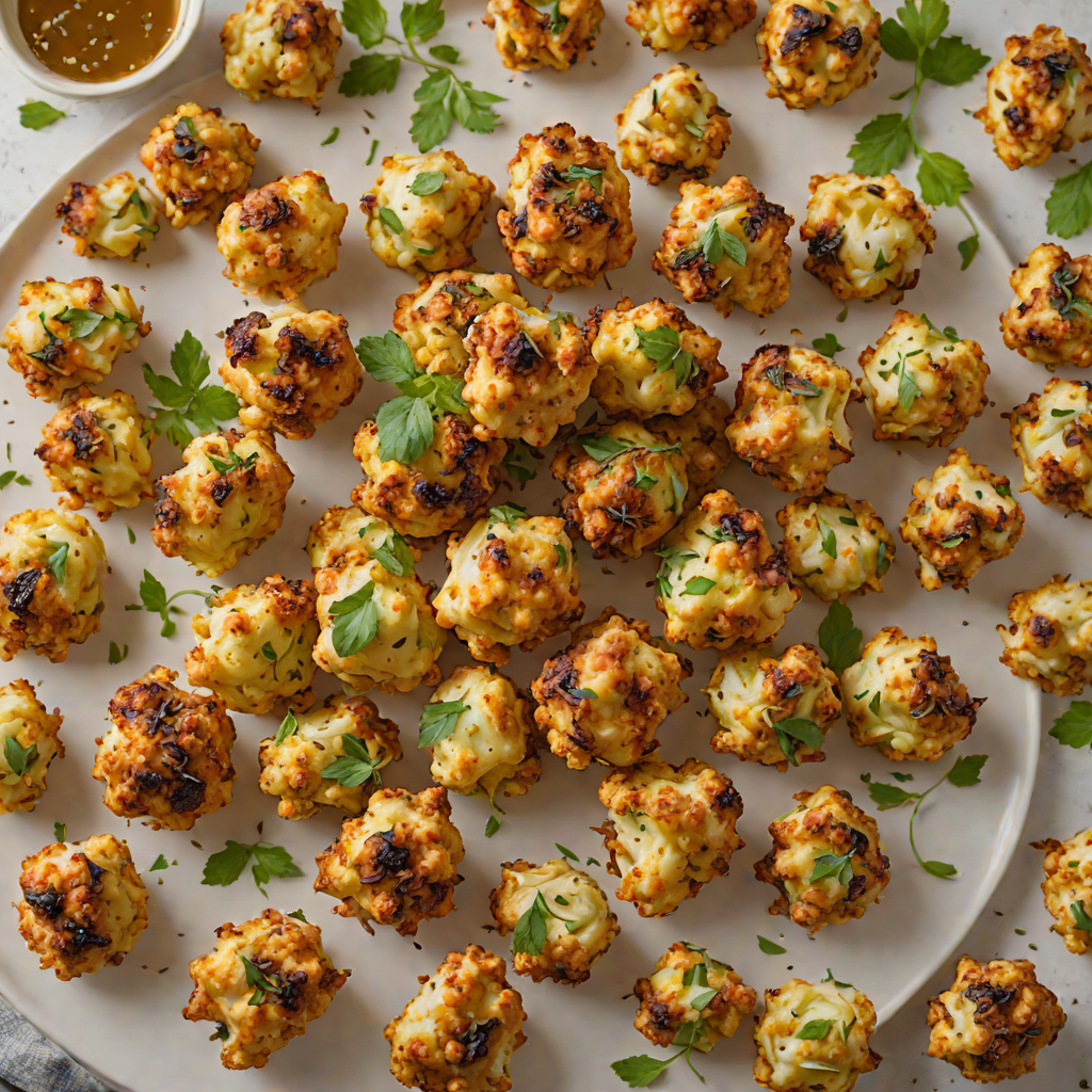Air Fryer Za’atar Spiced Cauliflower Bites